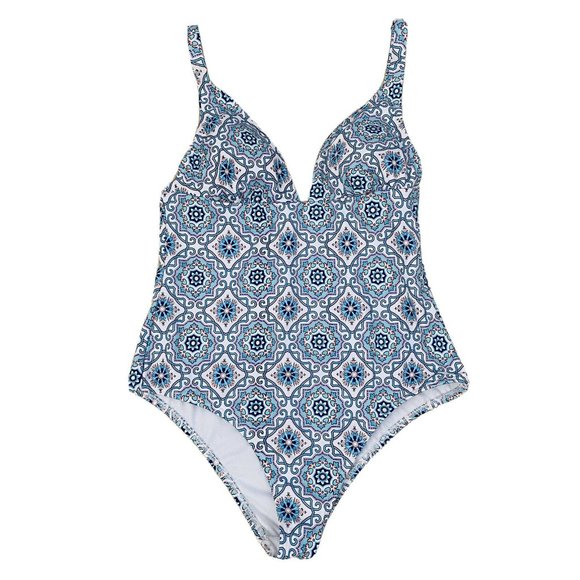 Billabong BNWT Medina One Piece Women's Swimsuit Size 10 Blue RRP $129 - Picture 3 of 9